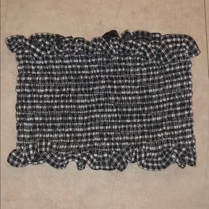 PLT Gingham Crop Top